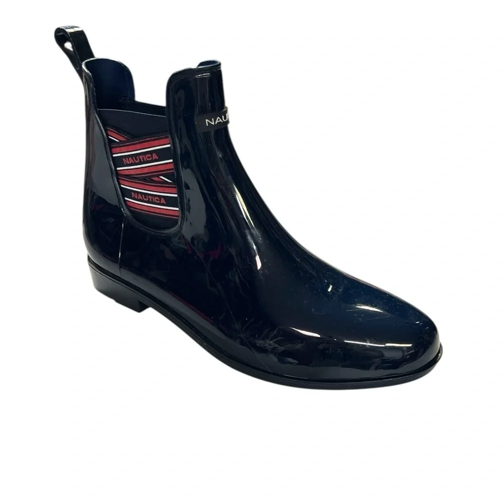 Nautica Navy Rain Boots